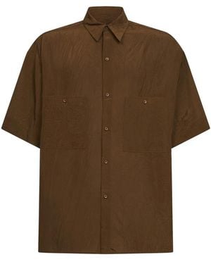 Uma Wang Short Sleeve Shirts - Brown
