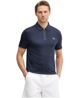 Lacoste Tops ,Blauw ,Nylon Ultra Dry Stretch Tennis Polo