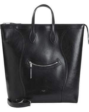 Celine Vertical Cabas Luggage - Schwarz