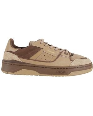Axel Arigato Dunkelbraune Ledersneakers