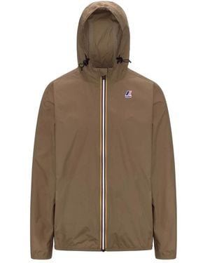 K-Way Rain Jackets - Brown
