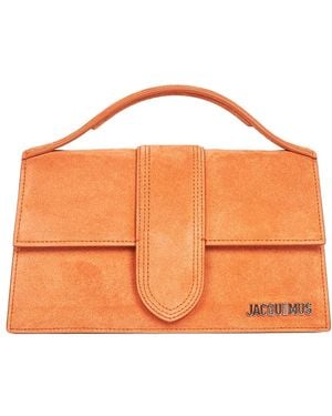 Jacquemus Oranje Suède Overslagtas