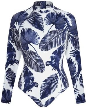 Vilebrequin Tops ,Veelkleurig ,One-Piece Rashguard Papagaio - Blauw