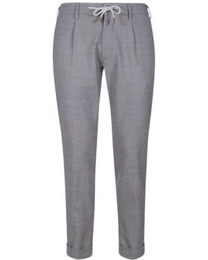 Eleventy Slim-Fit Trousers - Grey