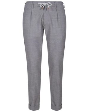 Eleventy Slim-Fit Trousers - Grey