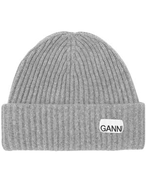 Ganni Beanies - Grey