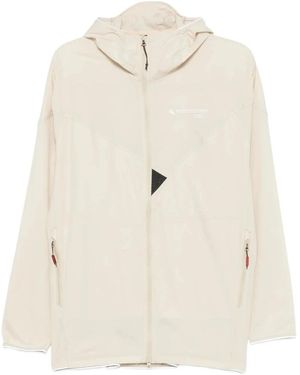 Klättermusen Jassen ,Roze ,Polyester Eitre Zip Hood Jacket - Naturel