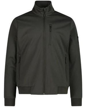 CMP Jacquard Softshell Jacke - Schwarz