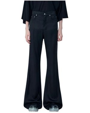 Rick Owens Wide Trousers - Blue