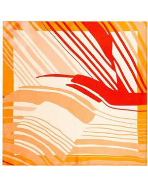 Raquel Diniz Silk Scarves - Orange