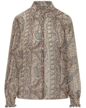 Ba&sh Overhemden ,Veelkleurig ,Blouses - Bruin