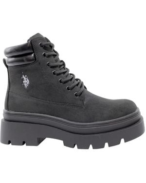 U.S. POLO ASSN. Lace-Up Boots - Black