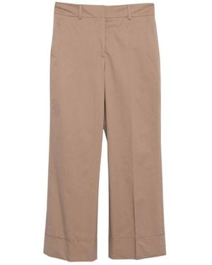 Incotex Cropped Trousers - Brown