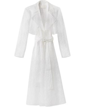 Genny Trench Coats - White