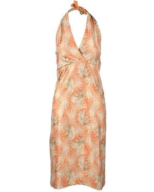 Fisico Midi Dresses - Naturel