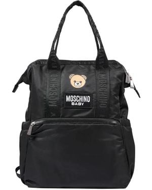 Moschino Wickeltasche Mit Teddybär - Schwarz