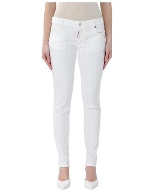 DSquared² Slim-Fit Jeans - White