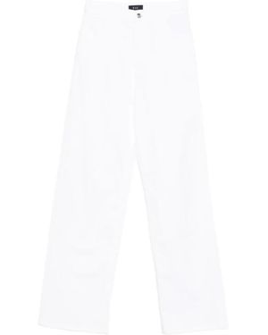 Fay Wide Trousers - White