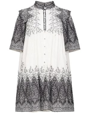 Sea Kleedjes ,Veelkleurig ,Leer Hedra Dress - Grijs