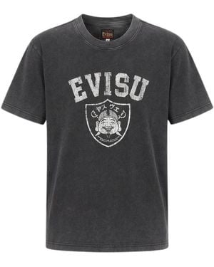 Evisu T-Shirts - Black