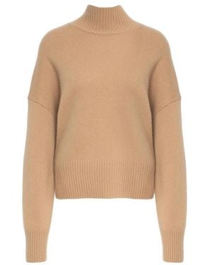 Crush Cashmere Knitwear - Naturel