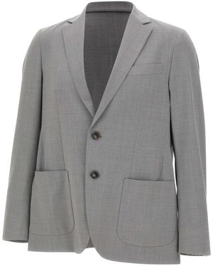 Rrd Jassen ,Grijs ,Wol Summer Wooltech Blazer