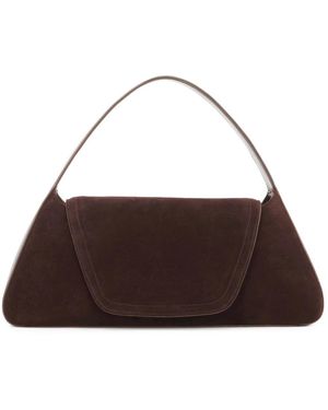 Kazar Tassen ,Bruin ,Leer Adella Handbag