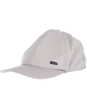 Herno Accessoires ,Grijs ,Nylon Baseballpet