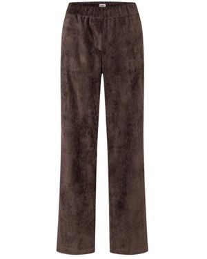 M·a·c Wide Trousers - Marrón