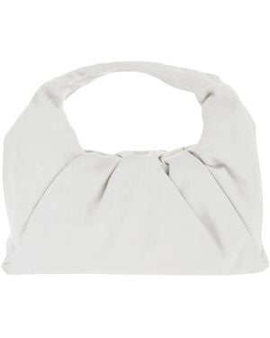 Bottega Veneta Weiße Leder Schultertasche