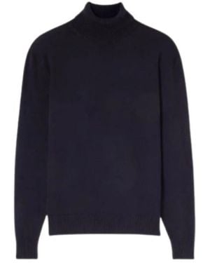 Lardini Rollkragenpullover - Blau
