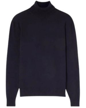 Lardini Trui Met Col - Blauw