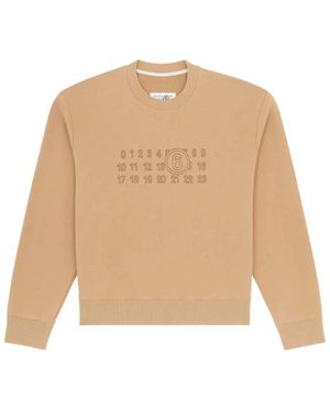MM6 by Maison Margiela Sweatshirts - Natural