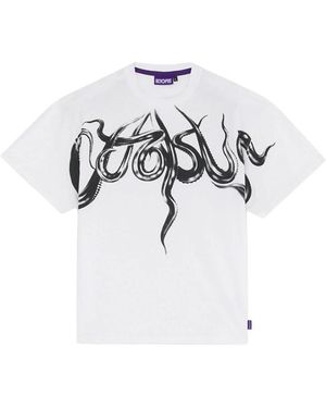 Octopus Kraken Airbrush Tee - Weiß