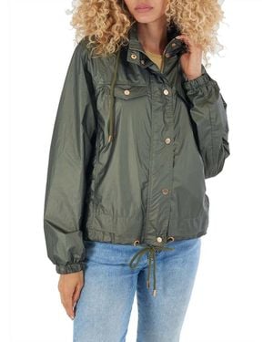 Yes-Zee Jassen ,Groen ,Nylon Drawstring Jacket