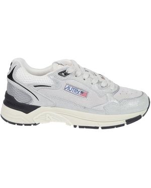Autry Schoenen ,Veelkleurig ,Platte Schoenen - Wit