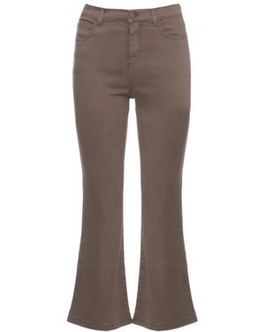Marella Cropped Jeans - Grigio
