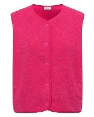 Cecil Vest Met Wol-Effect - Roze