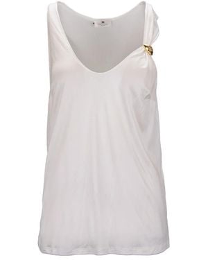 Elisabetta Franchi Sleeveless Tops - Grigio