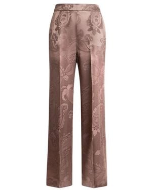 Etro Straight Trousers - Brown