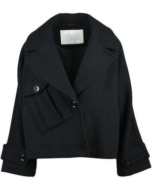OOF WEAR Kurzer Dufflecoat - Schwarz
