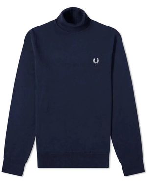 Fred Perry Turtlenecks - Blue