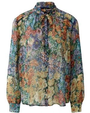 Ouí Crinkle Chiffon Blouse - Groen