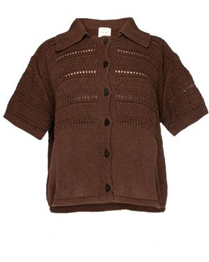 Alysi Trikot-Polo - Braun