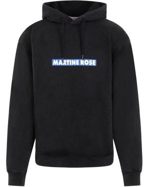 Martine Rose Hoodies & Sweatvesten ,Zwart ,Katoen Hoodies