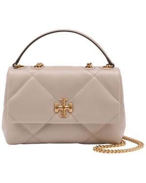 Tory Burch Kira Diamond Quilt Small Convertible Schultertasche - Weiß