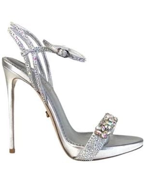 Le Silla High Heel Sandals - Metallic
