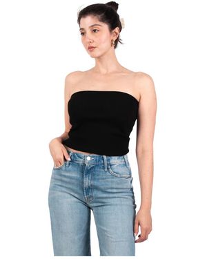 DRYKORN Tops ,Zwart ,Eywi Strick Corsage - Blauw