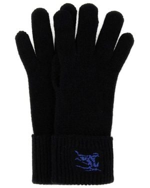 Burberry Cashmere Blend Gloves - Schwarz