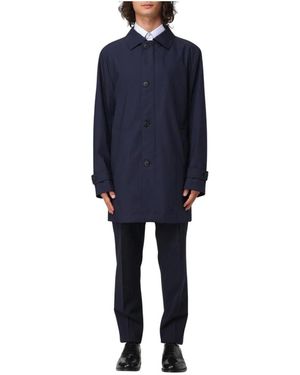 HUGO Klassieke Blauwe Herenjas Overjas